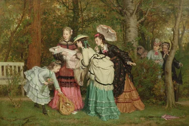 Das Baby bewundern, Antwerpen 1873