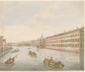 Ansicht der Binnen-Amstel, ca. 1810-1813
