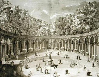 Die Kolonnade, Versailles, aus 