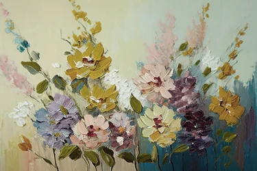 Abstrakte Darstellung von Vintage-Rosen