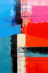 Abstrakte Malerei für Schlafzimmer auf vertikaler Leinwand, Wandkunst Drucke