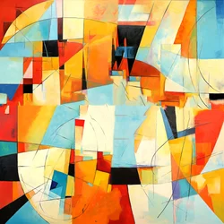 Barnett Newman Stil, abstrakte expressionistische Kunst, Wandkunstdruck