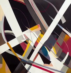 Zeitgenössische abstrakte surrealistische Malerei