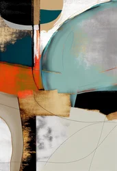 Schichtende abstrakte Kunst