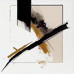 Minimalistische moderne Wanddekoration