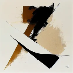 Minimalistische abstrakte Malerei für Wanddekoration