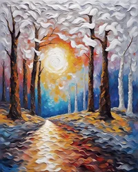 Sonnenuntergang im Wald