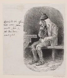 Illustration zu "Den siebten Vater im Haus"