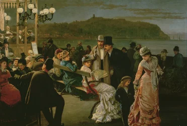 Scarborough: Spa bei Nacht, ca. 1879