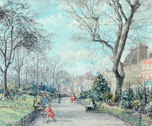Cheyne Walk Gärten, ca. 1938
