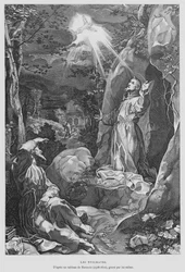 Der heilige Franz von Assisi empfängt seine Stigmata