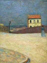 Kleines Haus in Montmartre, um 1875