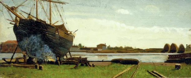 Schiff am Dock
