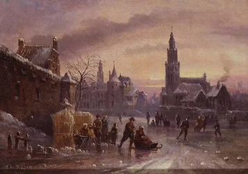 Schneeszene