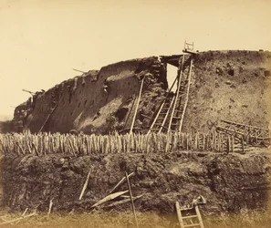 Winkel, in dem die Franzosen eintraten, 21. August 1860