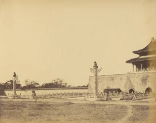 Eingang zum Winterpalast, Peking, Oktober 1860