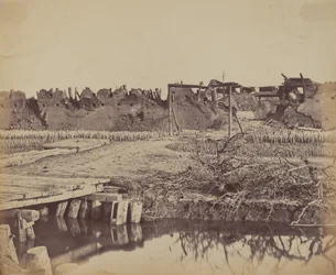 Außenansicht des Nordforts mit dem englischen Eingang, 21. August 1860