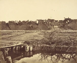 Außenansicht des Nordforts, zeigt den englischen Eingang