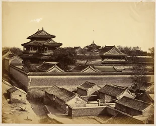 Erster Blick auf Peking vom Anting-Tor