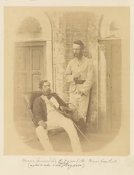 Generalmajor Sir R. Napier, K.C.B., und Major Greatherd