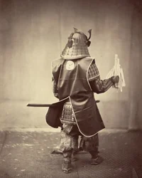 Samuraikostüm - Rückansicht