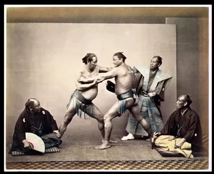 Sumo-Ringer, ca. 1870-80