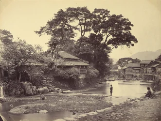 Ansicht in der einheimischen Stadt, Nagasaki
