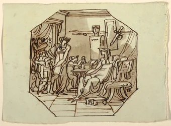 Cornelia, Mutter der Gracchi, Palazzo Cavina, Faenza