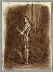 St. Georg, Detail (nach Dosso Dossi)