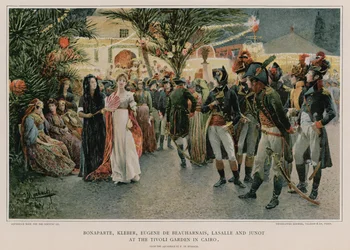 Versammlung im Tivoli-Garten in Kairo