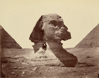 Sphinx und Pyramiden