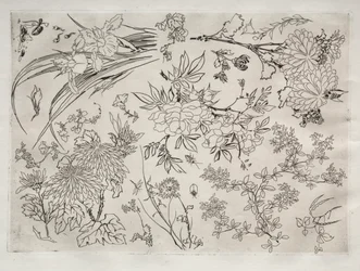 Tafelservice (Rousseau-Service): Blumen (Nr. 23)