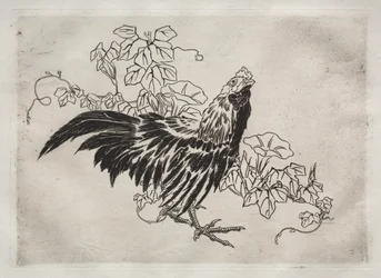 Tafelservice Rousseau-Service: Hahn und Morgenruhm Nr. 25, 1866