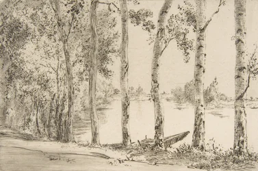 Trembles am Ufer der Seine, ca. 1884
