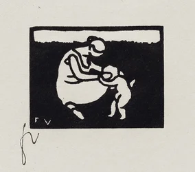 Badende mit einem Kind, IX aus "Les Petites Baigneuses", 1893