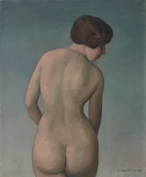 Nackte Frau von hinten, 1909