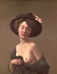 Dame mit Hut, 1908