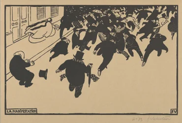 Die Demonstration (La Manifestation), 1893