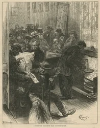 Ein kommunistischer Klubraum in der Nähe des Leicester Square