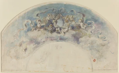 Zeichnung für einen Fächer