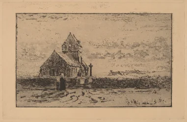 Die Kirche von Jobourg, 1887