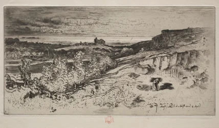 Die Kapelle Saint-Michel in LEstre, 1881