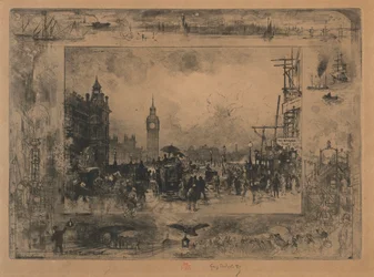 Westminster-Brücke oder Westminster-Turm