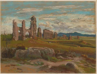 Die Aqua Claudia in der römischen Campagna