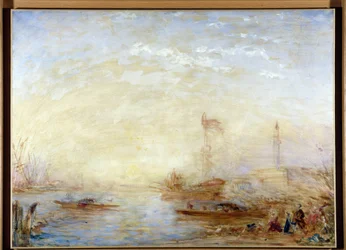 Ansicht von Venedig und der Bucentaur (Bucentoro)