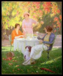 Tee im Garten