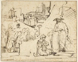 Christus erscheint Maria Magdalena als Gärtner (Noli me tangere)