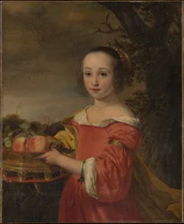 Petronella Elias (1648–1667) mit einem Korb voller Früchte