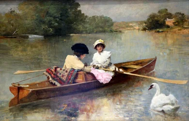 Bootsfahrt auf der Seine, 1875-1876