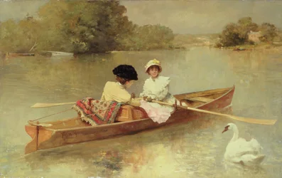 Bootsfahrt auf der Seine, 1875-76